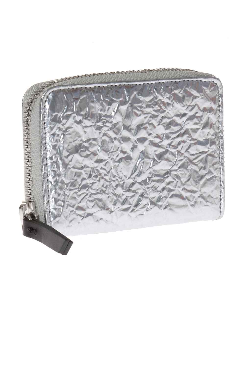 Silver Leather wallet with logo Maison Margiela - Vitkac Canada